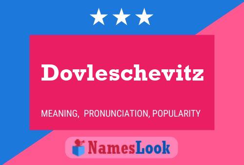 Poster del nome Dovleschevitz