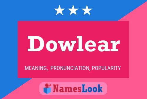 Poster del nome Dowlear