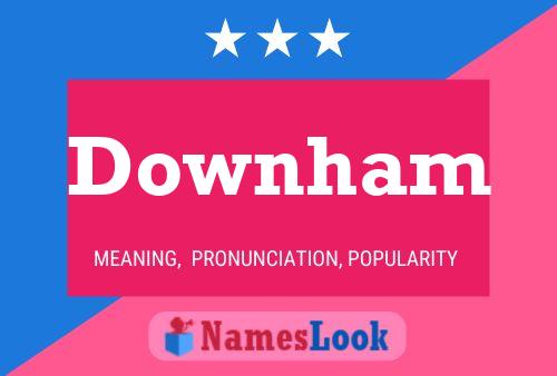 Poster del nome Downham