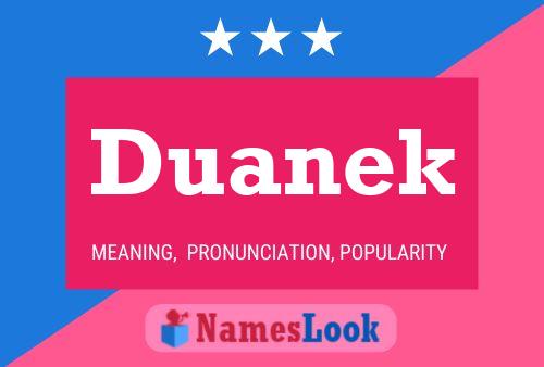 Poster del nome Duanek