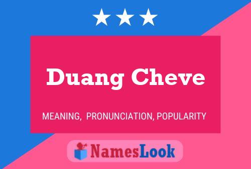 Poster del nome Duang Cheve