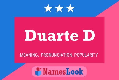 Poster del nome Duarte D