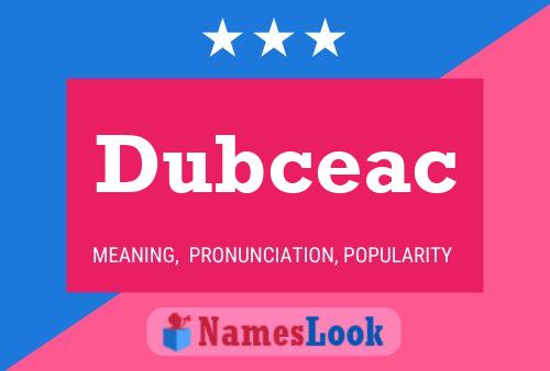 Poster del nome Dubceac