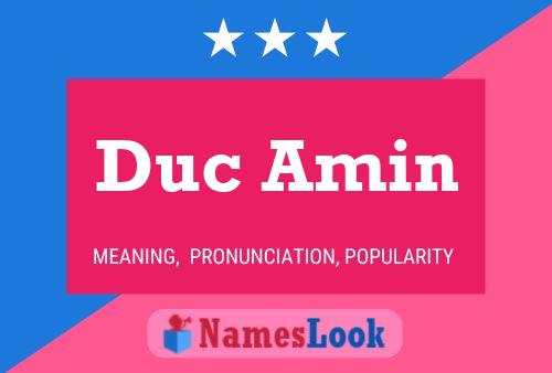 Poster del nome Duc Amin