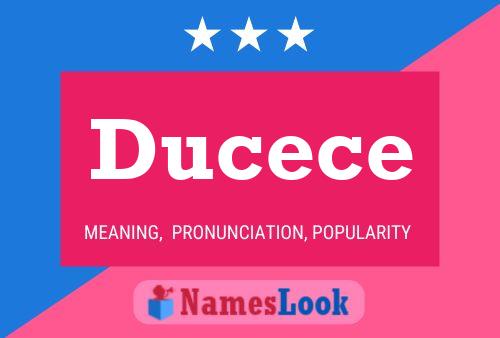 Poster del nome Ducece