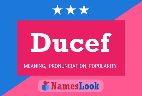 Poster del nome Ducef