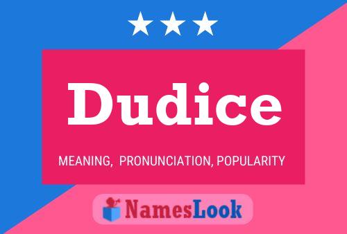 Poster del nome Dudice