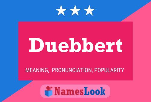 Poster del nome Duebbert