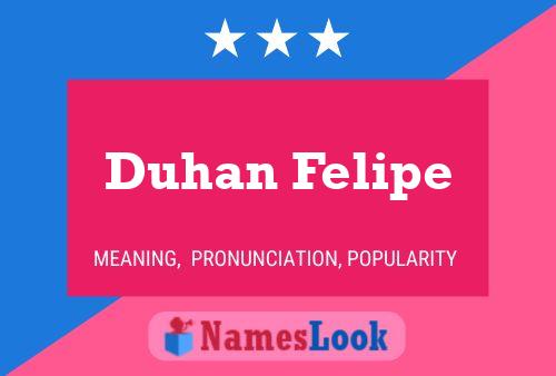 Poster del nome Duhan Felipe