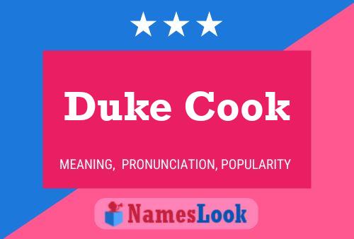 Poster del nome Duke Cook