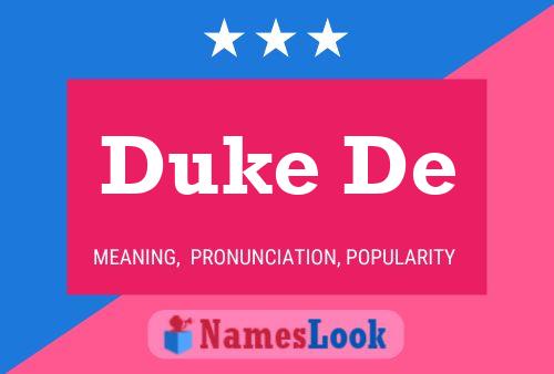 Poster del nome Duke De