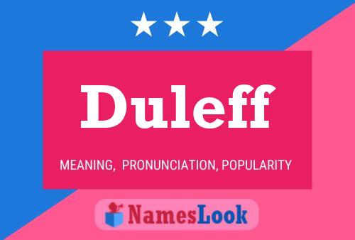 Poster del nome Duleff