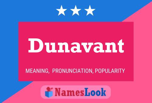 Poster del nome Dunavant