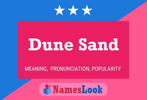 Poster del nome Dune Sand