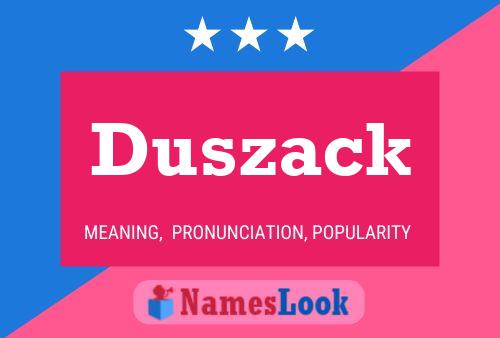 Poster del nome Duszack