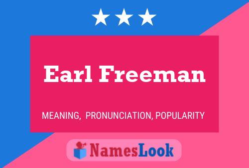 Poster del nome Earl Freeman