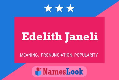 Poster del nome Edelith Janeli