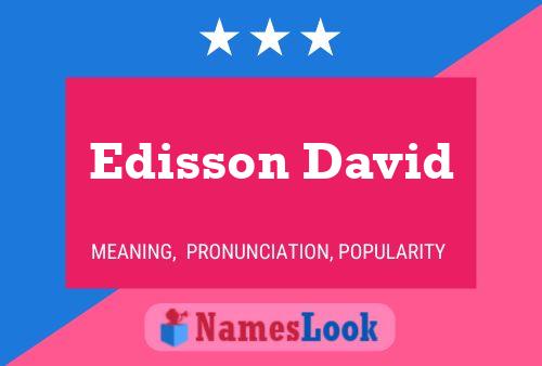 Poster del nome Edisson David