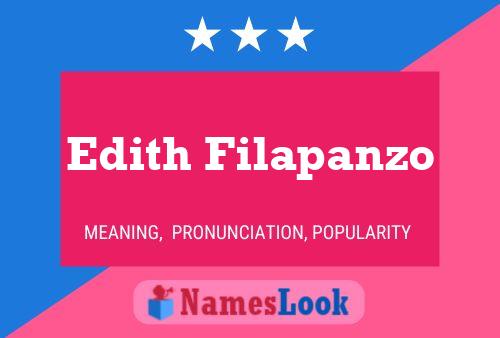 Poster del nome Edith Filapanzo