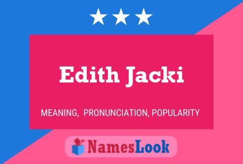 Poster del nome Edith Jacki