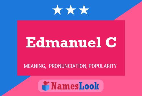 Poster del nome Edmanuel C