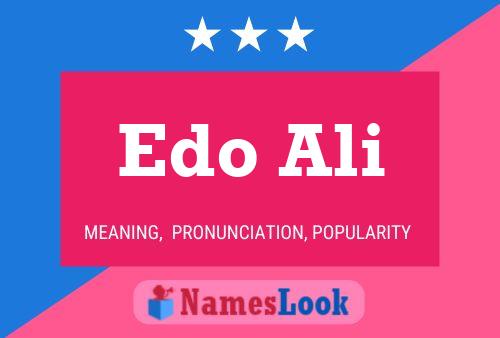 Poster del nome Edo Ali