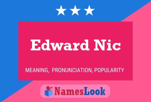 Poster del nome Edward Nic