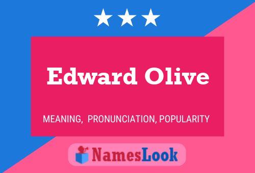 Poster del nome Edward Olive