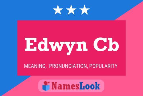 Poster del nome Edwyn Cb