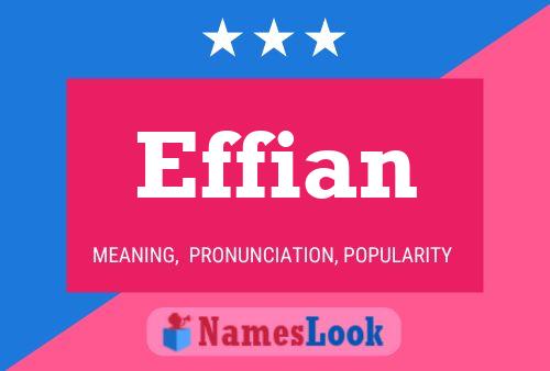 Poster del nome Effian