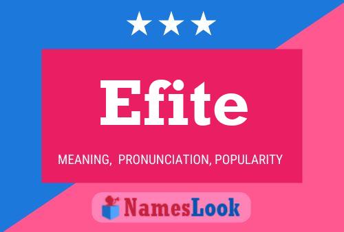 Poster del nome Efite