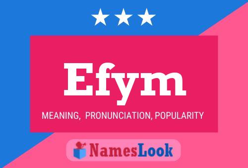 Poster del nome Efym