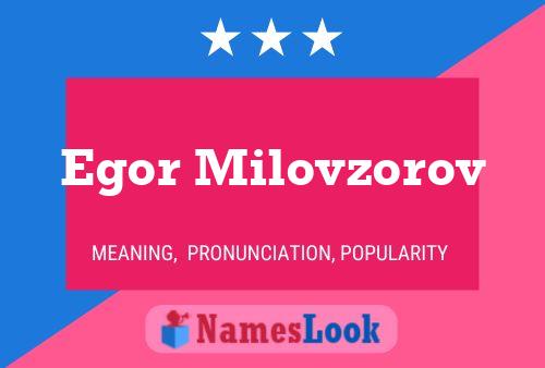 Poster del nome Egor Milovzorov