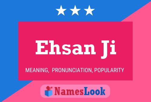 Poster del nome Ehsan Ji