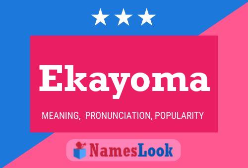 Poster del nome Ekayoma