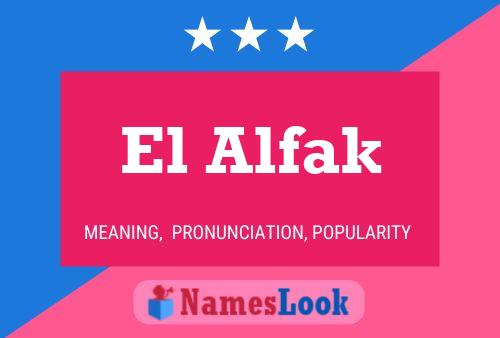 Poster del nome El Alfak