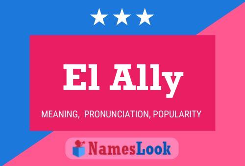 Poster del nome El Ally