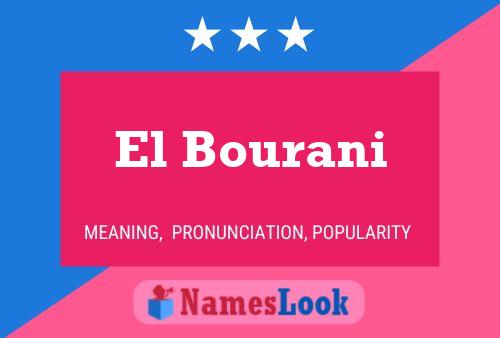 Poster del nome El Bourani