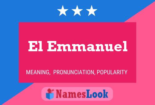 Poster del nome El Emmanuel