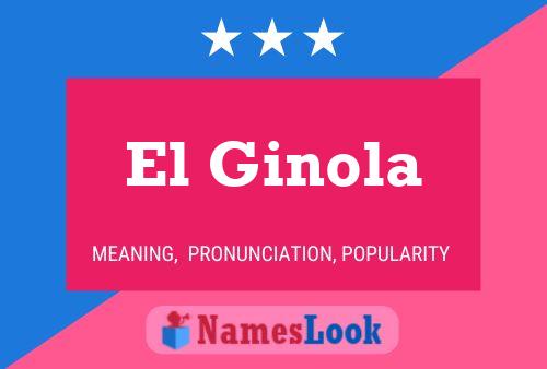 Poster del nome El Ginola