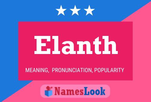 Poster del nome Elanth