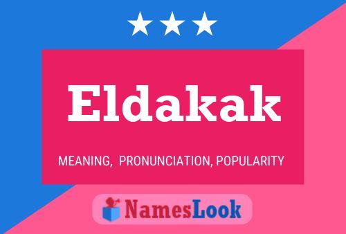 Poster del nome Eldakak