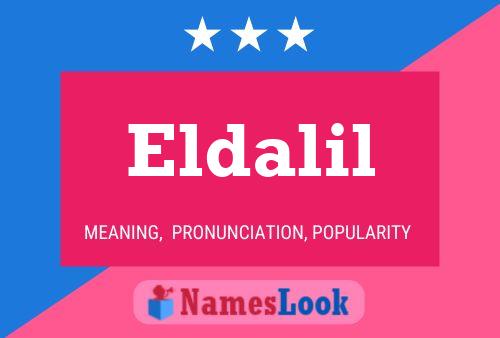 Poster del nome Eldalil