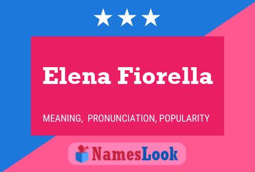 Poster del nome Elena Fiorella