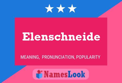 Poster del nome Elenschneide