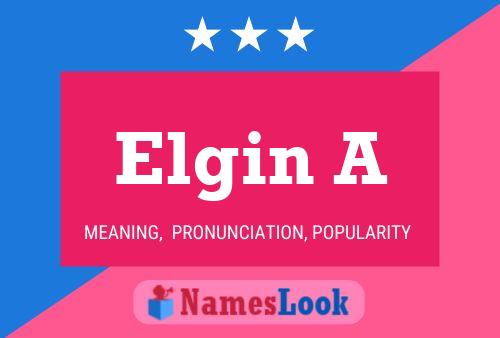 Poster del nome Elgin A