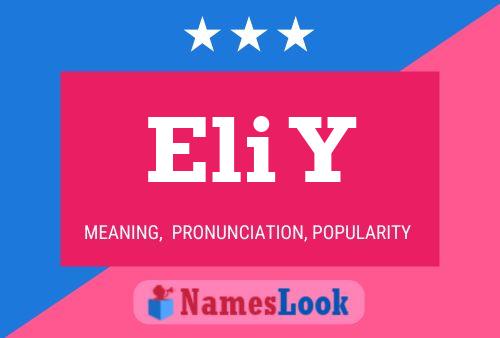 Poster del nome Eli Y