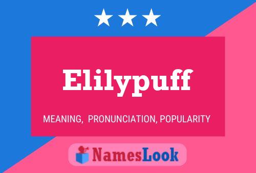 Poster del nome Elilypuff