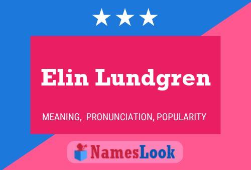 Poster del nome Elin Lundgren