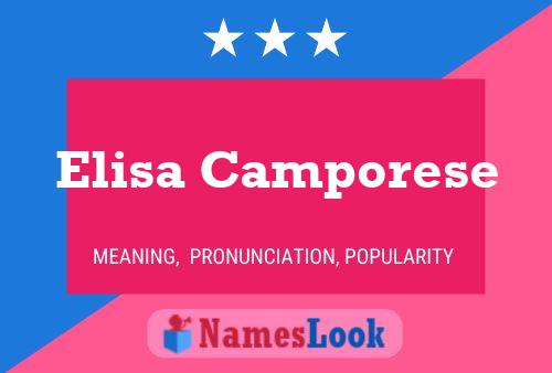 Poster del nome Elisa Camporese